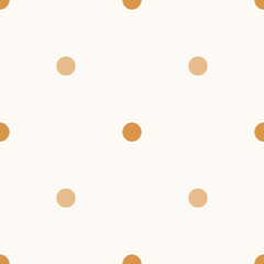 Color Seamless polka dot pattern. Colored repeat dots background for Your design