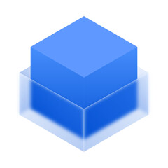 3D Box Rectangle Glassmorphism UI Icon Sign and Symbol Design Illustrator Png Svg