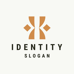 letter h abstract logo template vector illustration design