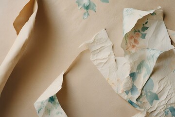 Paper texture background, crumpled paper texture, Vintage paper, vintage wrinkled paper