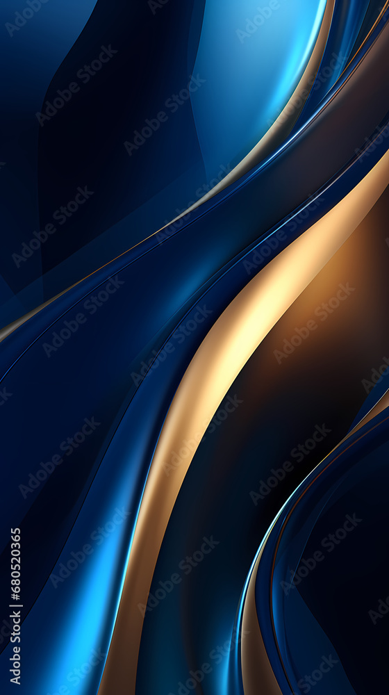 Poster abstract blue background