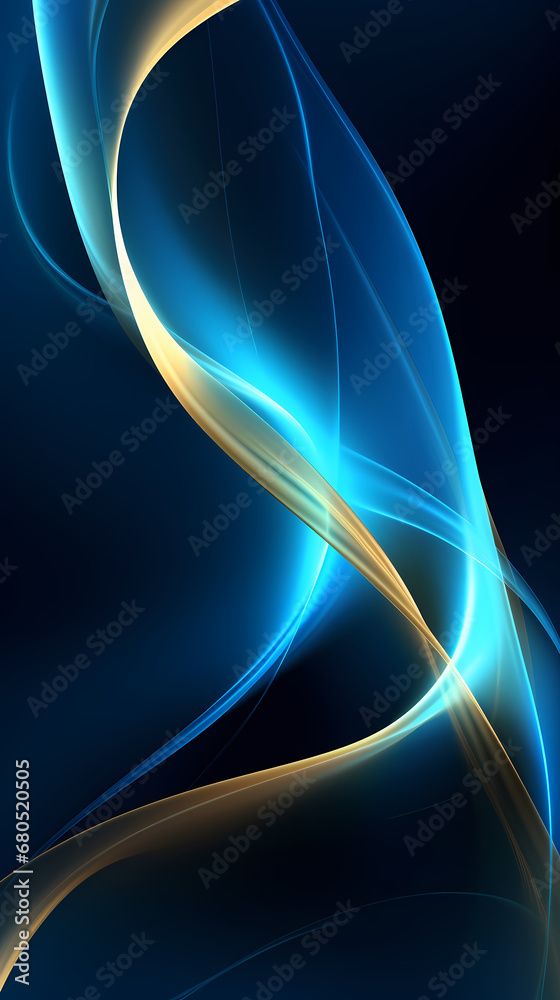 Sticker Abstract Blue background