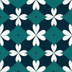Fototapeta premium classic pattern textile design chess background