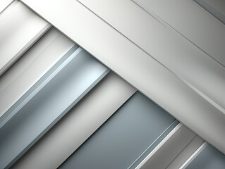 In this subtle abstract background, gray and white diagonal lines meet architectural and tech geometry elements.