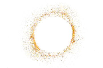 circle light frame Isolate on transparent background PNG file