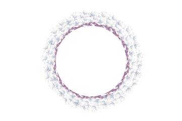 circle light frame Isolate on transparent background PNG file