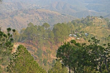 Obraz premium hill station of Lansdowne, Uttarakhand, India