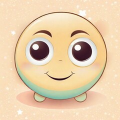 illustration of cute smiling baby illustration of cute smiling baby cartoon cute baby with a smile. illustration