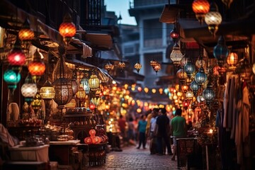 Ramadan Street Festivity: Lanterns, Lights, and Community  