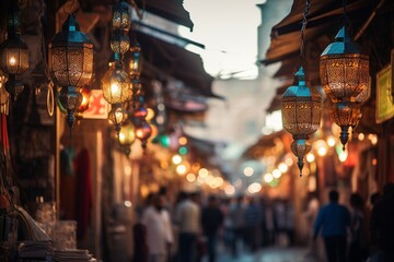 Ramadan Street Festivity: Lanterns, Lights, and Community

