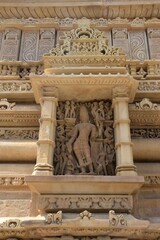Sculptures on Khajuraho Group of Monuments | UNESCO World Heritage Site, Madhya Pradesh, India