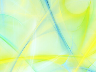 blue and green abstract fractal background 3d rendering illustration