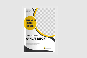 Corporate book cover design Layout template