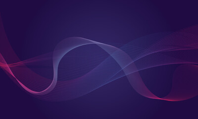 Dark wavy background