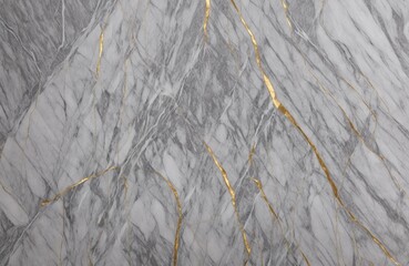 Light gray marble texture with golden lines. Closeup of gray marble texture with golden lines.