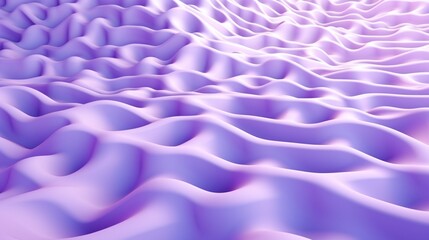 Whimsical Lavender Dreams. Tiles Arranged to Create 3D Textured Background, Geometric Surface Wavy Background.