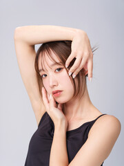 Fototapeta premium 女性の美容イメージ スキンケア コスメ 脱毛サロン