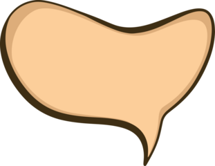 dialogue speech balloon doodle