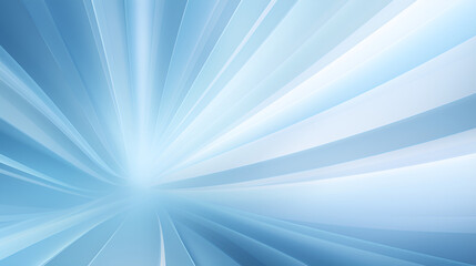Abstract Geometric Triangle Radiance: A White and Blue Symphony,blue rays background.AI Generative 