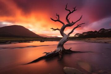 A mesmerizing photograph showcasing the dramatic fiords, snow-capped peaks, and lush rainforests of Fiordland National Park. Exploring this World Heritage site allows you to cruise through Milford Sou