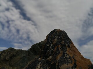 clouds over the mountains