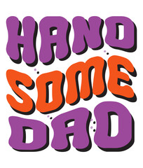 Retro, Dad and me Craft Design. T-shirt Design. Illustration