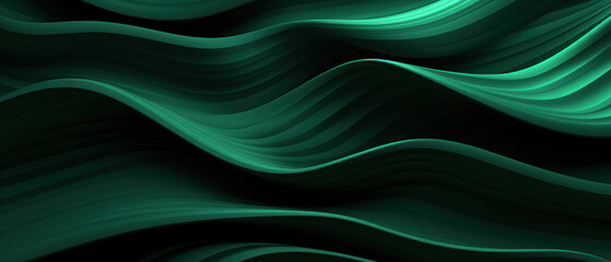 deep green wavy patterns.