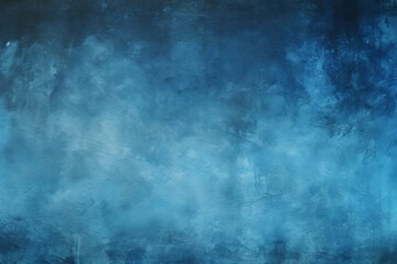 Fototapeta na wymiar Abstract artistic texture digitally painted with an expressive, rich blue colour scheme.