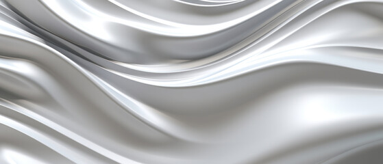 Abstract silver waves.