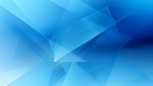 Abstract blue geometric background with sparkling lights, suitable for technology and design themes.