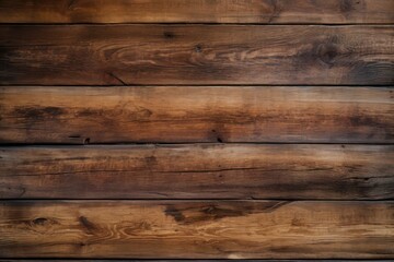 Fototapeta na wymiar Horizontal dark wooden planks with rich textures, ideal for rustic background or natural-themed designs.