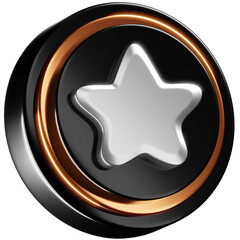 3D Premium Star Icon