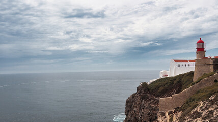Fototapeta na wymiar Farol do Cabo de Sao Vicente