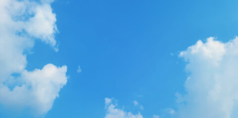 Blue sky clouds background. Beautiful blue sky and clouds natural background. vector illustration.
