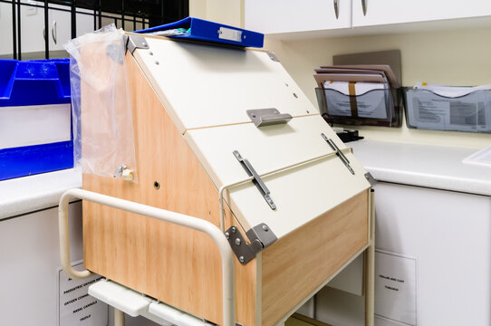 Medicine trolley in a hospital