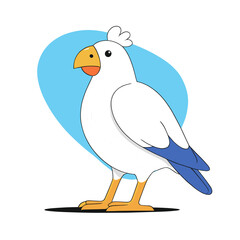 blue bird on a branch