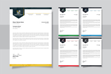 Professional And Creative Modern Minimalist Corporate Business Letter Head Template	