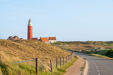 Fototapeta na wymiar The lighthouse of Texel Netherlands