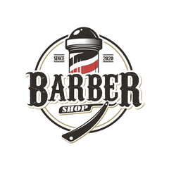 barbershop design logo