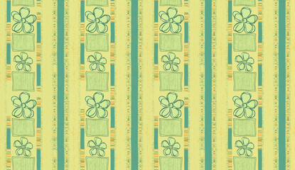 Digital And Textile Design Pattern