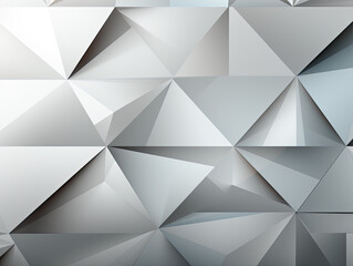 In a white and gray color background, discover abstract geometric patterns.