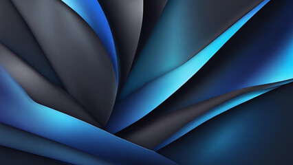 Abstraktes Blau und Schwarz sind helle Muster mit dem Farbverlauf ist die mit Bodenwand-Metallstruktur, weichem Tech-Diagonalhintergrund, schwarz, dunkel, sauber. - obrazy, fototapety, plakaty
