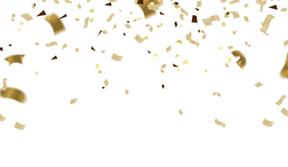 Celebration banner with  confetti