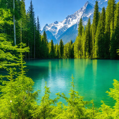 Beautiful natural scenery for relaxation and psychological comfort