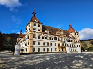 Obraz premium Graz Österreich Panorama Altstadt und Sehenswürdigkeiten