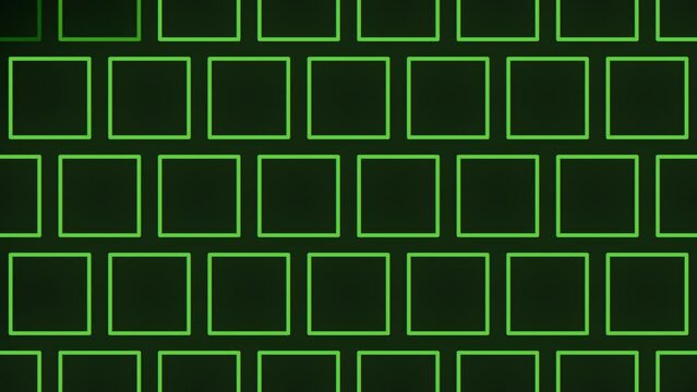 A black background with a vibrant pattern of green squares, perfect for adding a touch of style and freshness to web designs or digital visuals