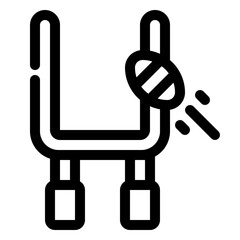 Rugby Goal Line Icon