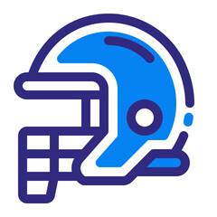 Rugby Helmet Mixed Icon