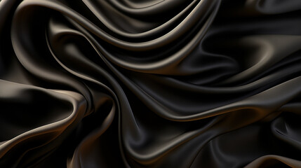 Obraz premium black satin background HD 8K wallpaper Stock Photographic Image