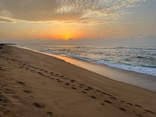 Footprints in the sand 